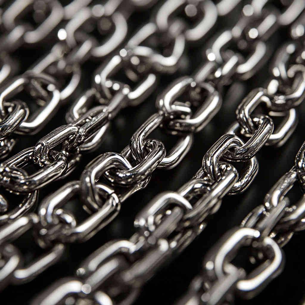 Hollow pin chains in North America