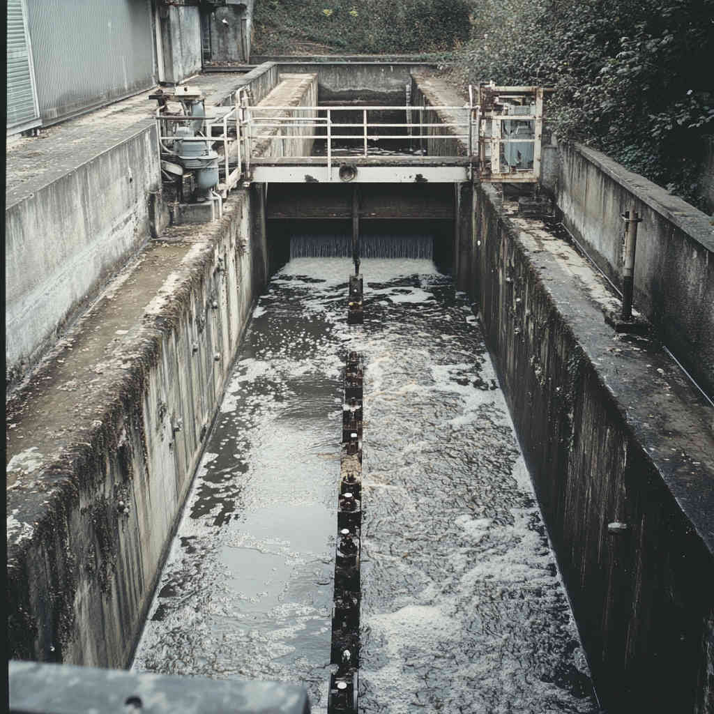 Sewage Treatment Chain in Action